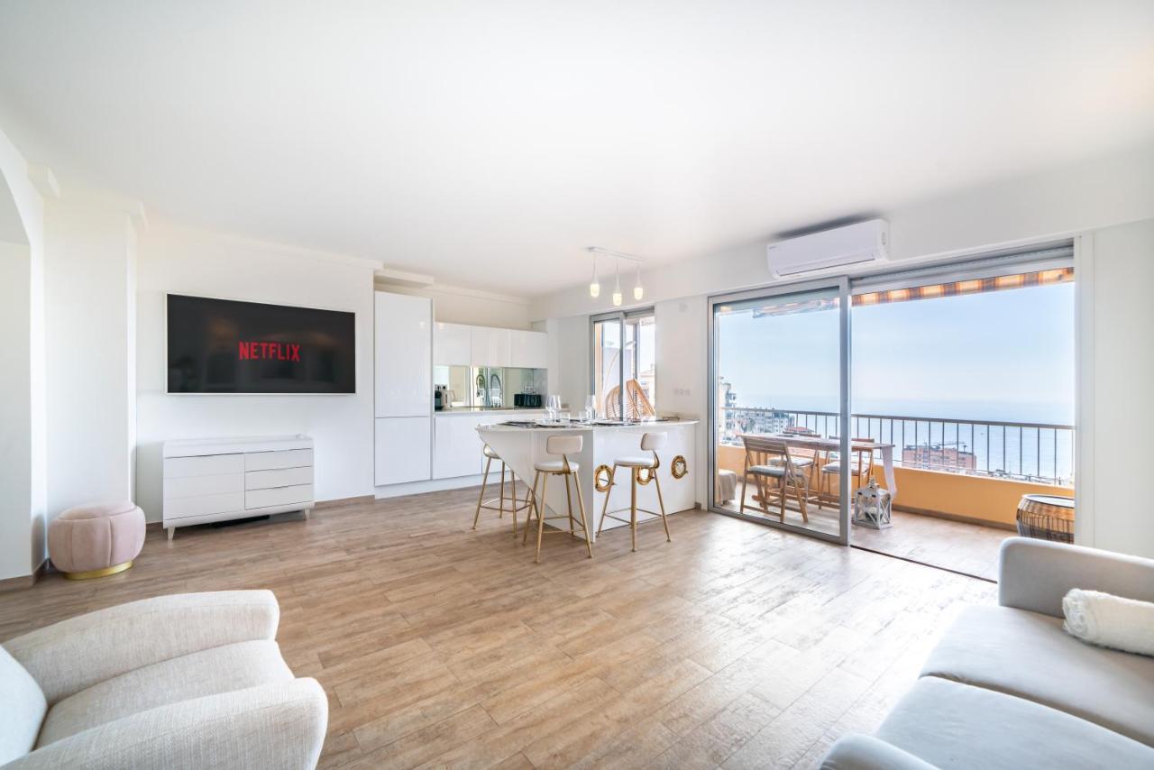 Monaco Border, Sea View, Terrace, Free Parking Apartamento Beausoleil Exterior foto